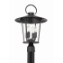 Crystorama Lighting Group Andover 4 Light 21" Tall Post Light Matte Black