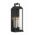 Crystorama Lighting Group Aspen 4 Light 23" Tall Outdoor Wall Sconce Matte Black