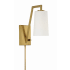 Crystorama Lighting Group Avon 12" Tall Wall Sconce Aged Brass