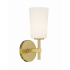 Crystorama Lighting Group Colton 13" Tall Bathroom Sconce Aged Brass