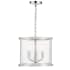 Crystorama Lighting Group Devon 3 Light 12" Wide Pendant with Clear Glass Shade Polished Nickel