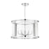Crystorama Lighting Group Devon 6 Light 24" Wide Pendant Polished Nickel