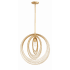 Crystorama Lighting Group Doral 20" Wide Wrought Iron Pendant Renaissance Gold