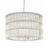 Crystorama Lighting Group Elliot 6 Light 23" Wide Drum Chandelier with Clear Glass Shade Polished Nickel
