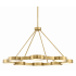 Crystorama Lighting Group Orson 8 Light 39" Wide Abstract Chandelier Modern Gold