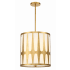 Crystorama Lighting Group Royston 4 Light 17" Wide Pendant Antique Gold