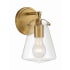 Crystorama Lighting Group Voss 10" Tall Wall Sconce Luxe Gold