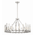 Crystorama Lighting Group Watson 8 Light 32" Wide Crystal Chandelier with Clear Glass Accents Polished Nickel