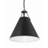 Crystorama Lighting Group Xavier 3 Light 16" Wide Pendant Matte Black