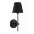 Crystorama Lighting Group Xavier 15" Tall Wall Sconce Matte Black