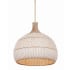 Crystorama Lighting Group Zanzibar 5 Light 21" Wide Pendant with Rattan Shade Soft Gold