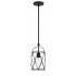 Crystorama Lighting Group Zucca 8" Wide Mini Pendant English Bronze / Antique Gold