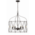 Crystorama Lighting Group Zucca 6 Light 24" Wide Taper Candle Chandelier English Bronze / Antique Gold