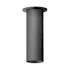 CSL Lighting Luxe Cylinder 4" Wide 2700K LED Semi-Flush Ceiling Fixture Matte Black