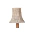 Currey and Company Bell 6" W x 5" L Whitewash Seagrass Lighting Shade Whitewash