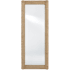 Currey and Company Vilmar 30" W x 74" H Rectangular Framed Bathroom Mirror Natural
