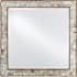 Currey and Company Hyson 26" W x 26" H Square Framed Bathroom Mirror Natural / Mirror