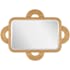 Currey and Company Santos 35-1/4"W x 47-1/4"H Rectangular Beveled Framed Accent Mirror Sea Sand