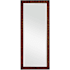 Currey and Company Dorian 30-3/4" W x 72" H Rectangular Framed Bathroom Mirror Kona / Black