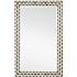 Currey and Company Macy 30" W x 48" H Rectangular Framed Bathroom Mirror Natural / Brass / Mirror