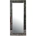 Currey and Company Mosaico 33-3/4"W x 73-3/4"H Rectangular Flat Framed Accent Mirror Ebony / Antique Mirror
