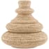 Currey and Company Jaru 18-1/2"H x 18-1/2"W Composite, Other Natural Materials Decorative Vase Natural