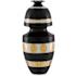 Currey and Company De Luca 16"H x 7-1/4"W Porcelain Decorative Vase Black / Gold / White