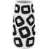 Currey and Company Pagliacii 8.375" Wide Vase White / Black