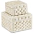 Currey and Company 7" Wide Box Set Natural