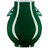 Currey and Company Imperial 10.25" Wide Vase Imperial Green