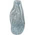 Currey and Company Tyne 20" Tall Glass Vase Pale Blue / Gold