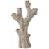 Currey and Company Rafaela Small Composite 6 Flameless Candelabra Dark Brown