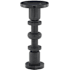 Currey and Company Sasha 10" Wide Marble Top Marble Pub/Bistro Table - Black Black