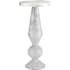Currey and Company 10.5" Wide Accent Table White