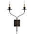 Currey and Company Highlight 2 Light 20" Tall Wall Sconce Bronze Gold