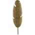 Currey and Company Tropical Leaf 28" Tall Wall Sconce Vintage Brass