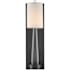 Currey and Company Junia 19" Tall Wall Sconce with Fabric Shade Oil Rubbed Bronze