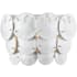 Currey and Company Tulum 3 Light 13" Tall Wall Sconce Sugar White / White