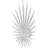 Currey and Company Bismarkia 29" Tall LED Wall Sconce Gesso White