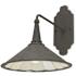 Currey and Company Manuscript 17" Tall Wall Sconce Mole Black / Antique Mirror