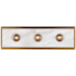 Currey and Company Berdine 3 Light 16" Tall Wall Sconce Natural / Antique Brass