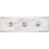 Currey and Company Berdine 3 Light 16" Tall Wall Sconce Natural / Polished Nickel