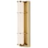 Currey and Company Blaine 18" Tall Wall Sconce Polished Brass / White