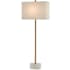 Currey and Company Felix 40" Tall Buffet Table Lamp Natural / Antique Brass