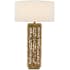 Currey and Company Torquay 34" Tall Table Lamp with Fabric Shade Natural