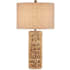 Currey and Company Azores 33" Tall Accent Table Lamp Natural Water Hyacinth