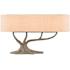 Currey and Company Cotswold 3 Light 17" Tall Accent Table Lamp Concrete