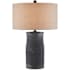 Currey and Company Croft 30" Tall Accent Table Lamp Charcoal