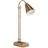 Currey and Company Symmetry 21" Tall Accent Desk Lamp Antique Brass