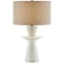 Currey and Company Cantata 30" Tall Accent Table Lamp Off-White Distressed